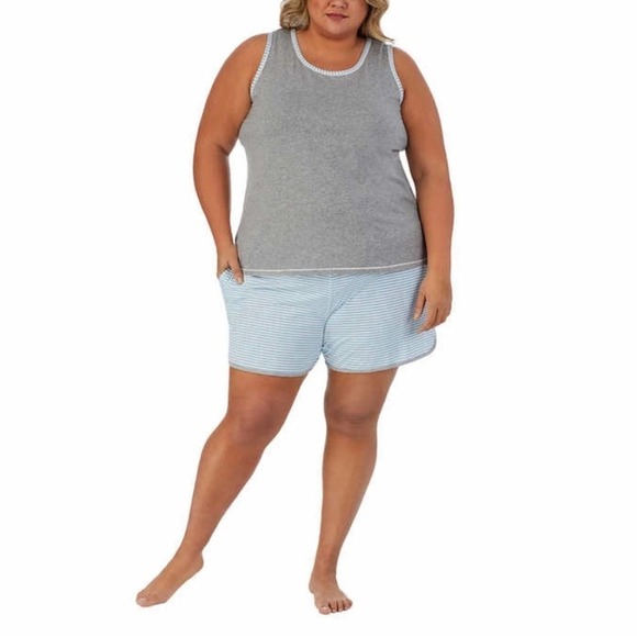 🛑 2 / $40 Sale! Carole Hochman Ladies' 4-piece Plus Pajama Set 3X NWT - Picture 3 of 9